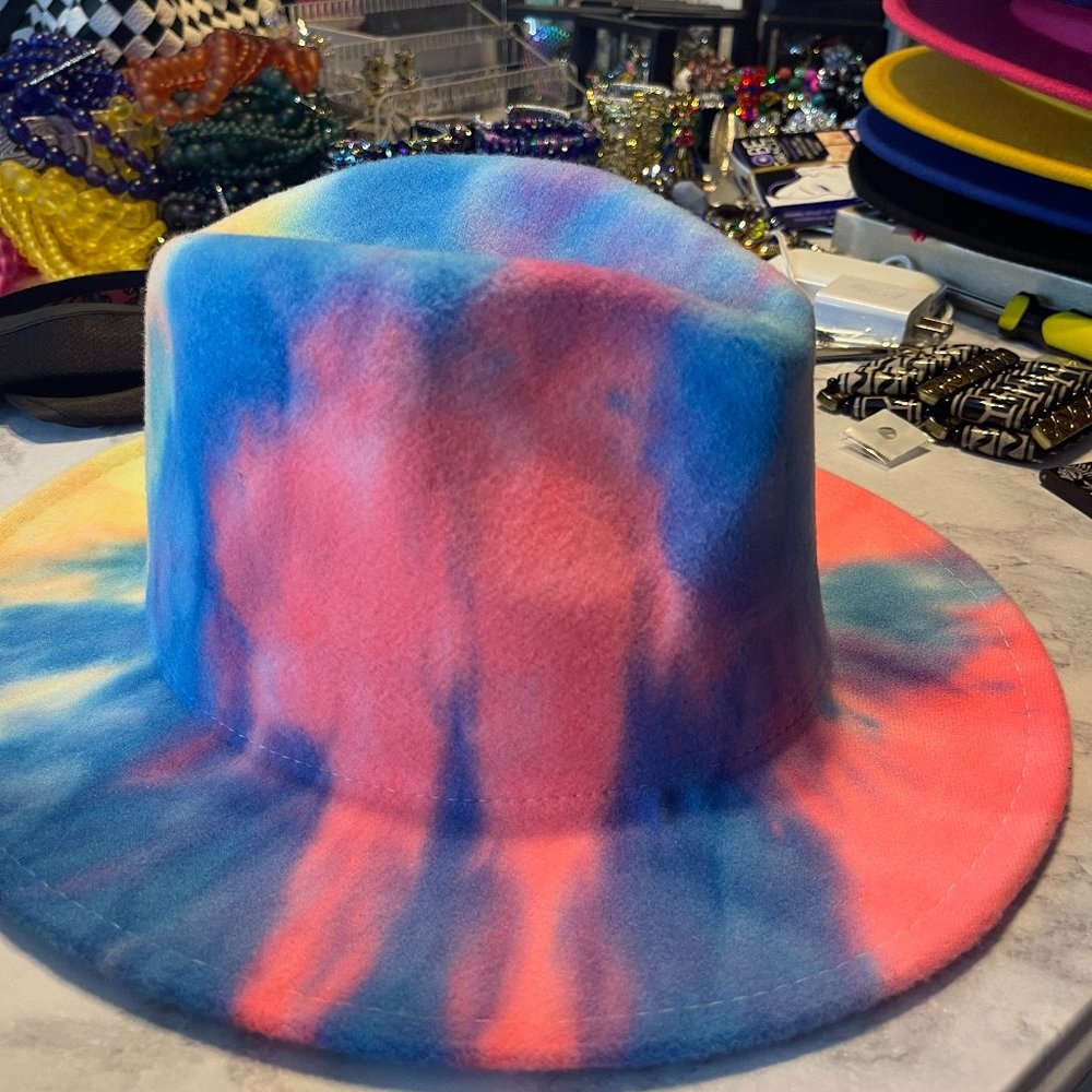 Sassy Jones PINK TIE DYE Avanti Fedora